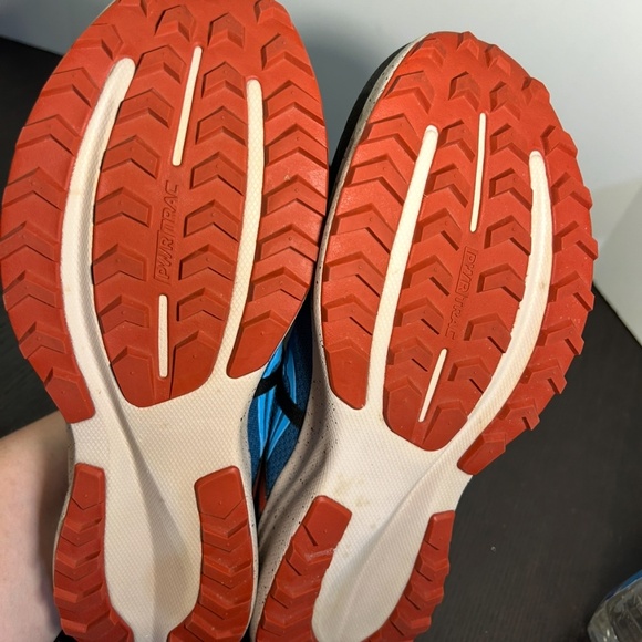 Saucony Ride 15 TR Running Shoes Sneakers Deep Sea/Lava Mens 10 - Picture 15 of 16